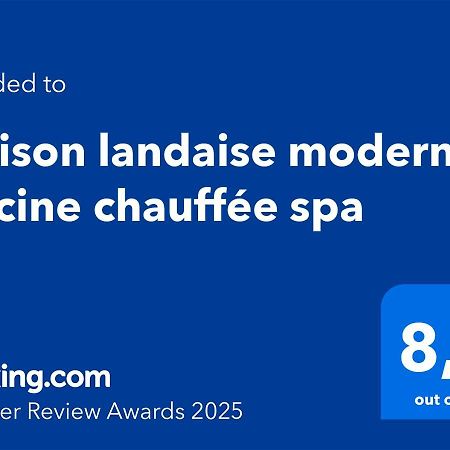 Maison Landaise Moderne Piscine Chauffee Spa Ли-э-Микс Экстерьер фото